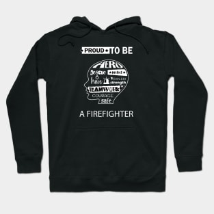 Firefighter gift, Proud to be a firefighter Hoodie